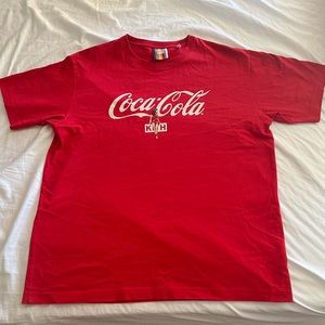 Kith coca-cola red shirt, size L